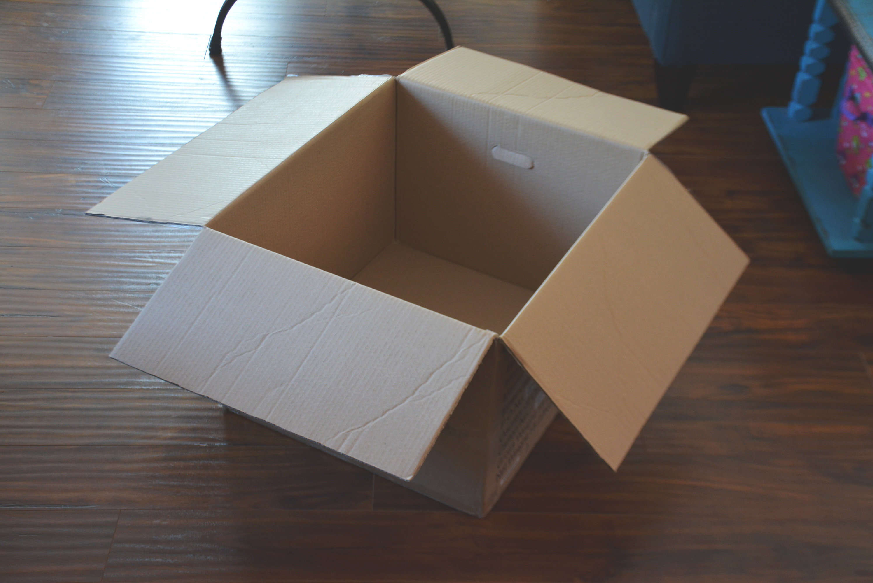 Cardboard Box for Lemonade Stand - DIY Lemonade Stand