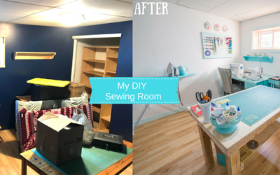 My DIY Sewing Room Makeover