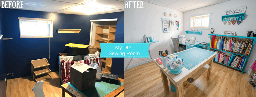 DIY Sewing Room Makeover - Sew Bright Creations