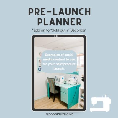 pre launch planner sold out in seconds sew bright creations