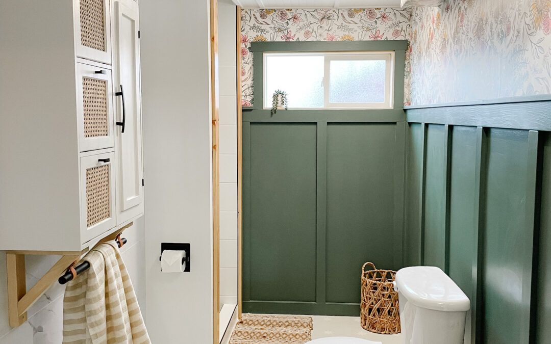 Sew Bright Guest Bathroom Renovation