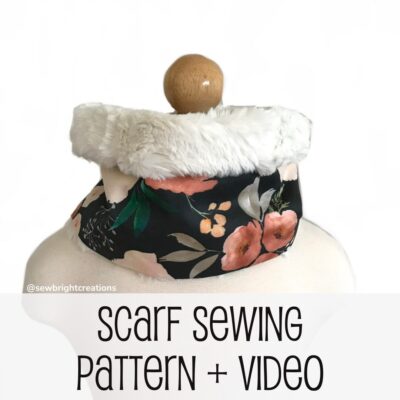 Beginner Sewing Lesson - sew bright scarf pattern | how to make a sew bright scarf