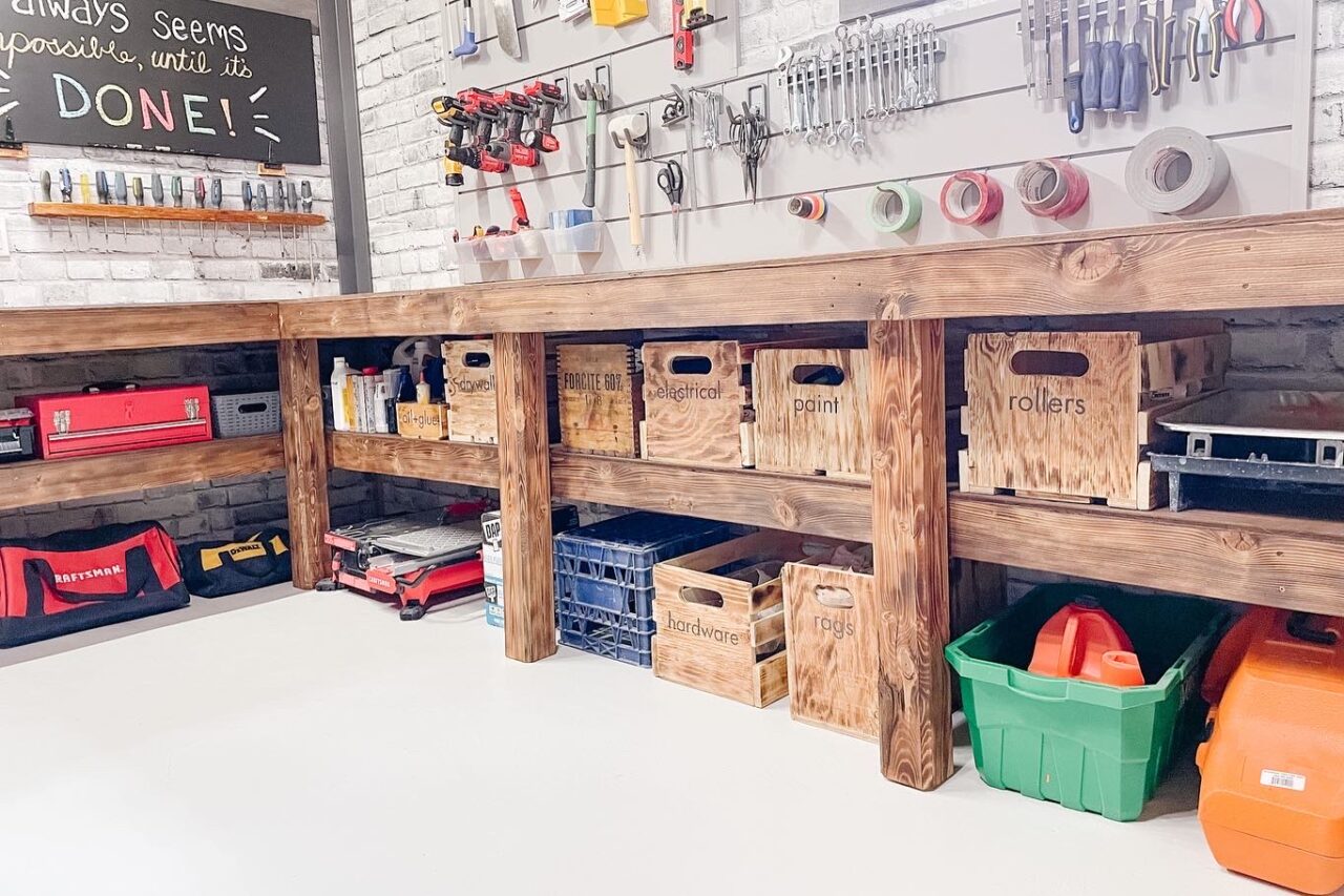 Workshop Organization on a Budget » So Bright Home