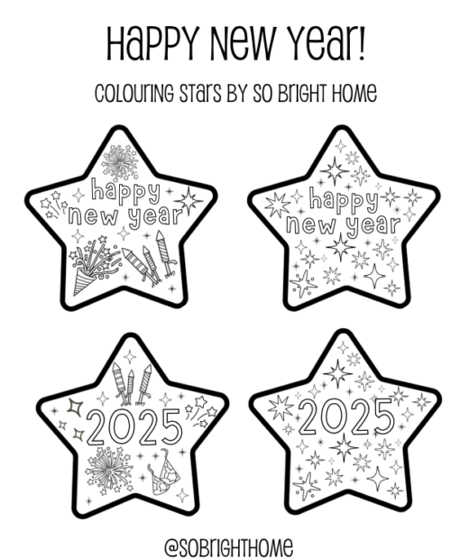 2025 New Years Star Craft, So Bright Home