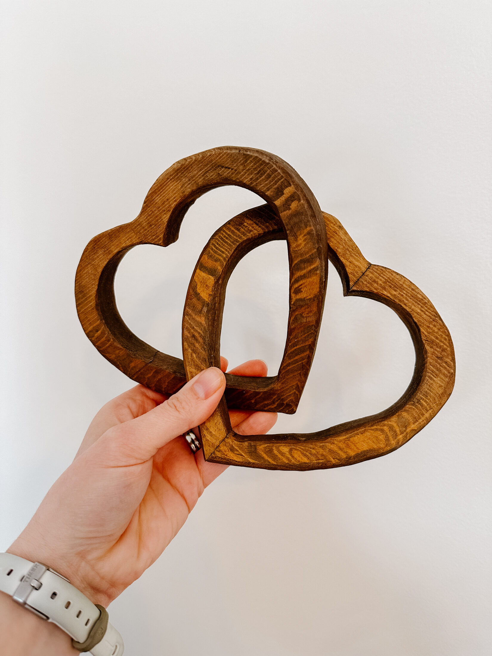 Wood Linked Hearts | Sew Bright Creations | Heart Crafts for Adults