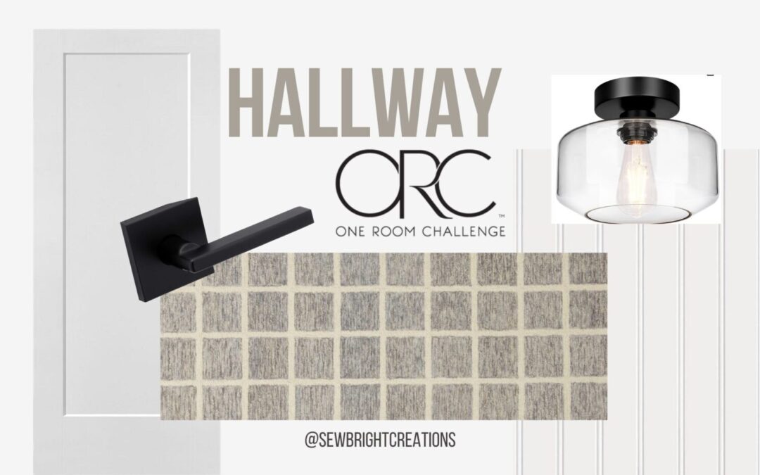 Hallway Renovation Ideas | DIY Hallway Renovation | Home Renovation on a Budget | One Room Challenge | Spring 2024 One Room Challenge | Hallway Inspiration