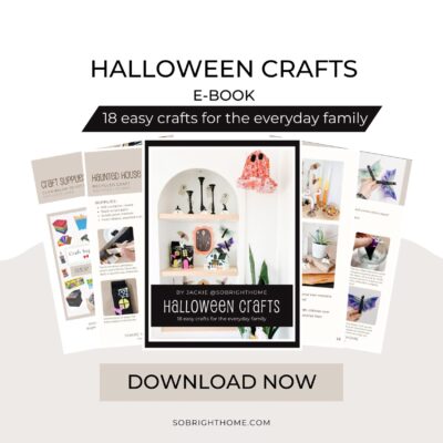 Halloween Crafts | Halloween eBook | So Bright Home Halloween Crafts | Halloween Crafts for Kids | Easy Halloween Crafts