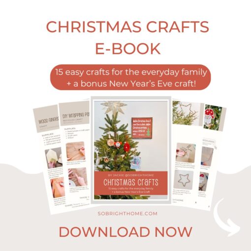 Christmas Crafts Ebook | So Bright Home | Easy Kids Crafts for Christmas