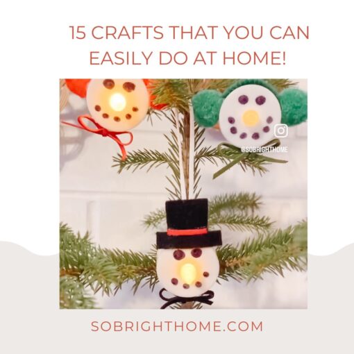 Christmas Crafts Ebook | So Bright Home | Easy Kids Crafts for Christmas