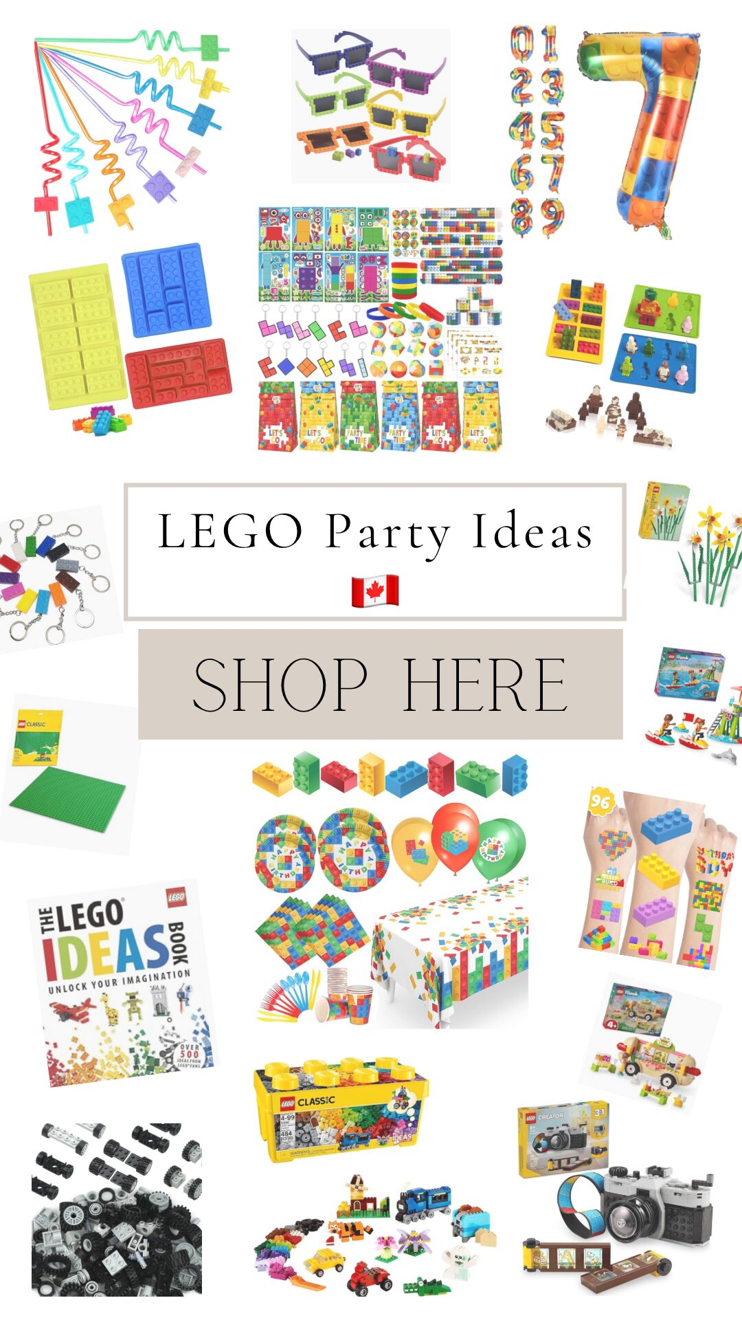 DIY Lego themed Birthday Party | How to plan a lego party | DIY Lego birthday Decorations on a budget | So Bright Home