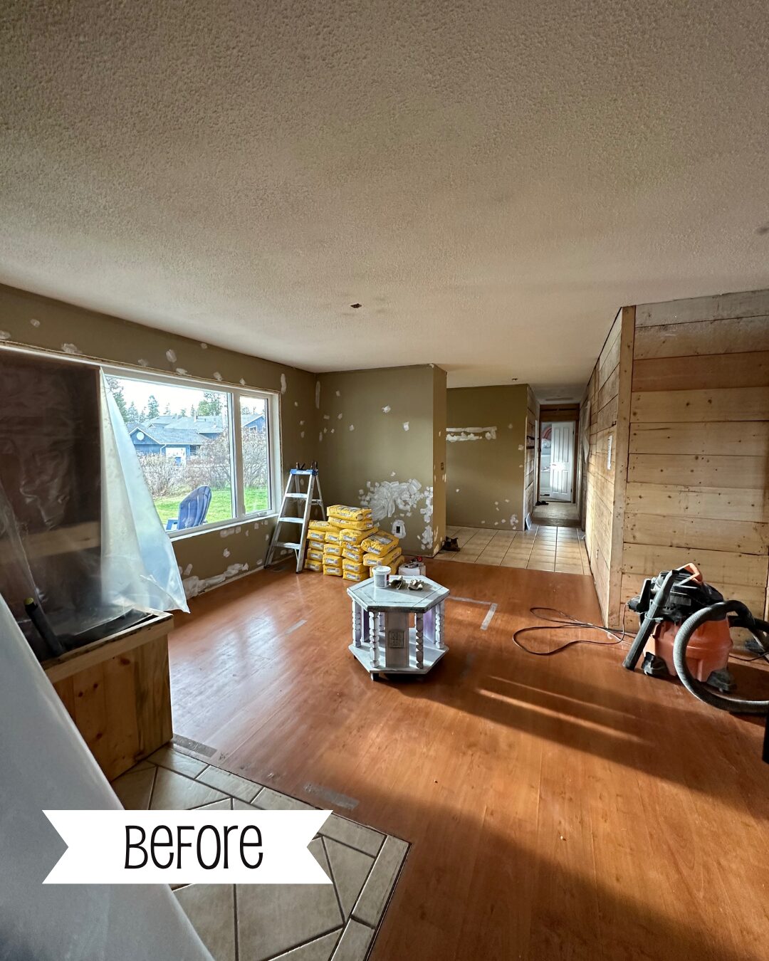 before and after home renovations, so bright home
