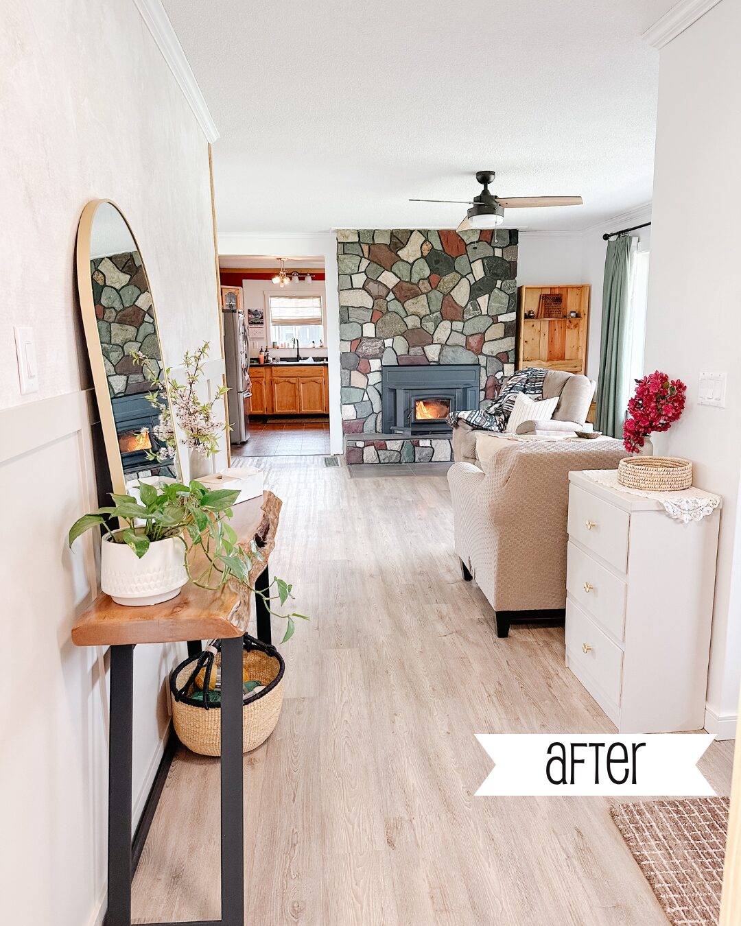 before and after home renovations, so bright home